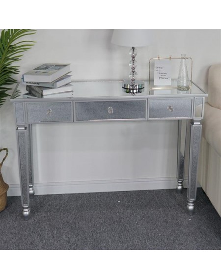 FCH Three Drawers Mirror Table Dressing Table Console Table