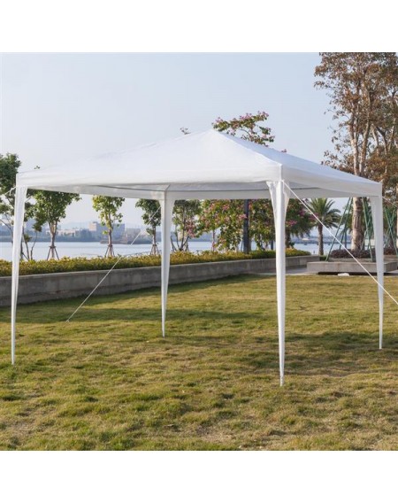 3 x 3m Waterproof Tent with Spiral Tubes White