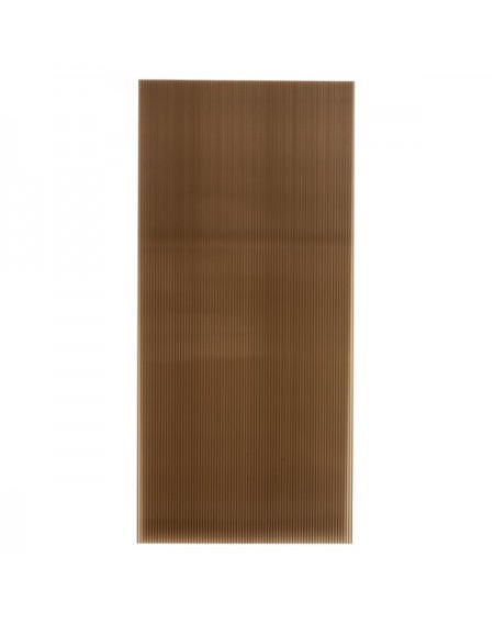 [US-W]HT-200 x 100 Household Application Door & Window Rain Cover Eaves Brown Board & Black Holder