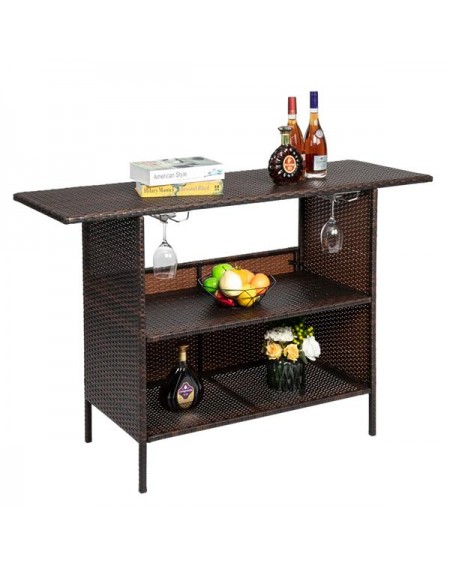 Modern Stylish And Beautiful Bar Table Brown Gradient