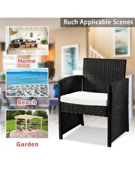 Outdoor Leisure Rattan Furniture Four-Piece-Black